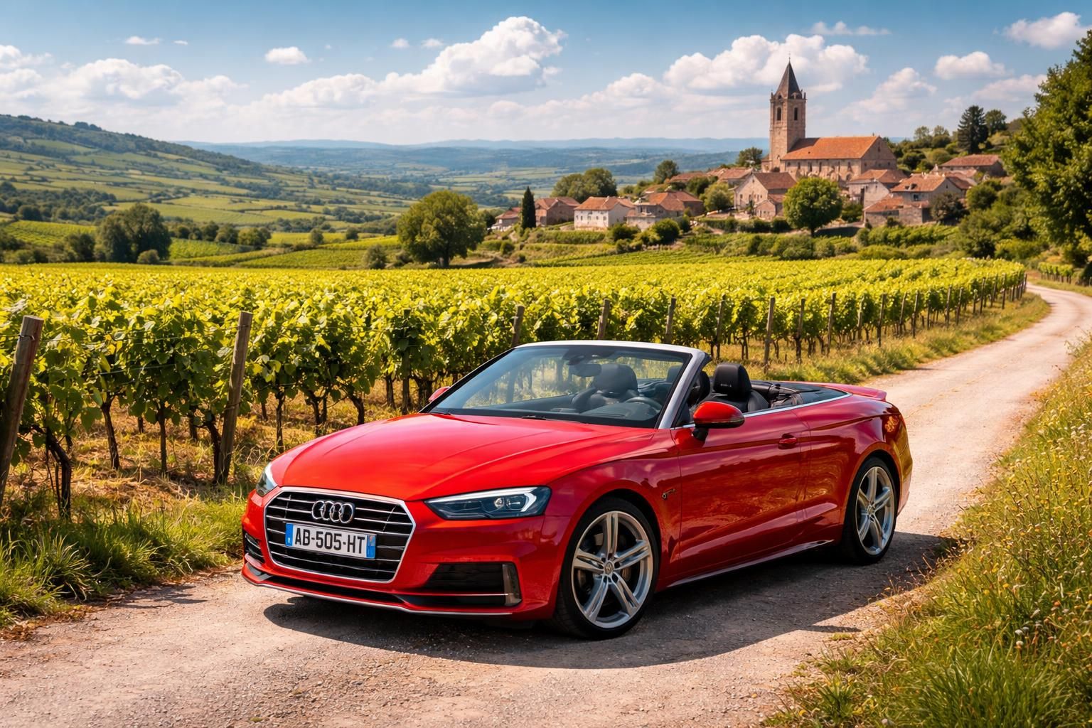 découvrez les plus beaux domaines viticoles accessibles en cabriolet audi a5 ou bmw série 4 pour une expérience de luxe et de plaisir au cœur des vignobles.