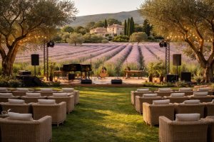 louez des domaines provençaux d'exception pour vos concerts privés et spectacles en plein air avec manon production, spécialiste des événements uniques en provence.